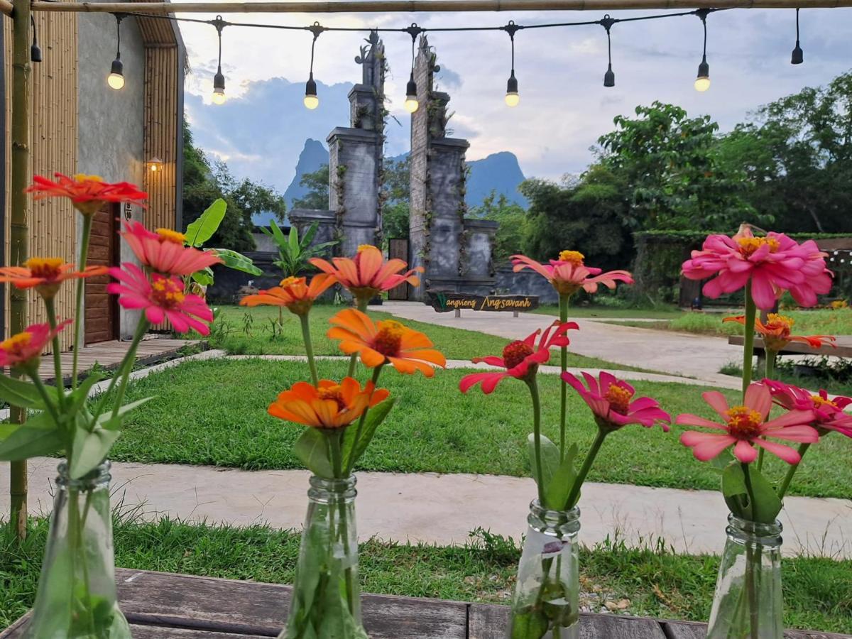 Vangvieng Angsavanh Resort Vang Vieng Ngoại thất bức ảnh