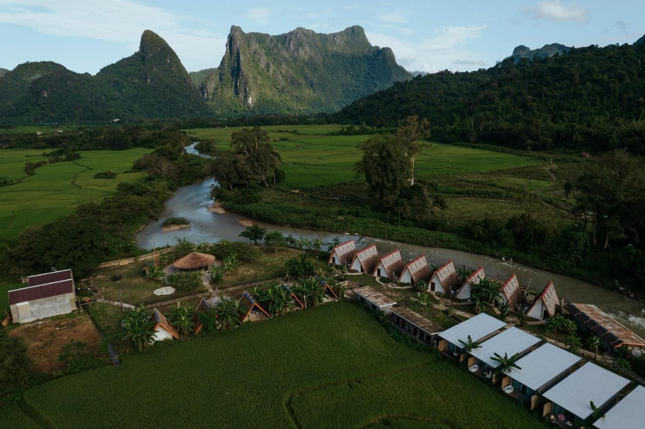 Vangvieng Angsavanh Resort Vang Vieng Ngoại thất bức ảnh